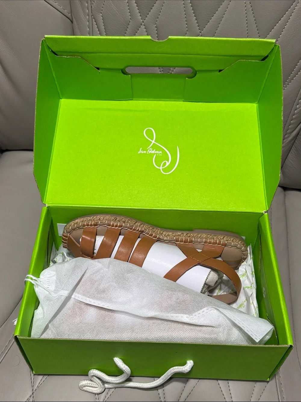 Sam Edelman Girls' Kora Tan Espadrille Sandals
